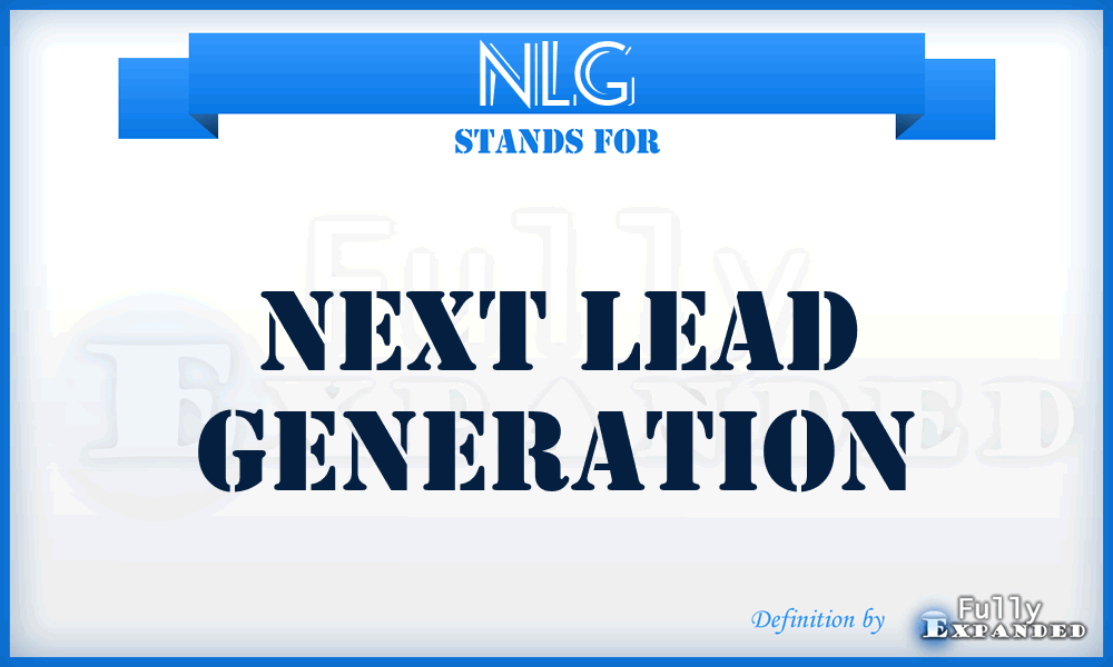 NLG - Next Lead Generation