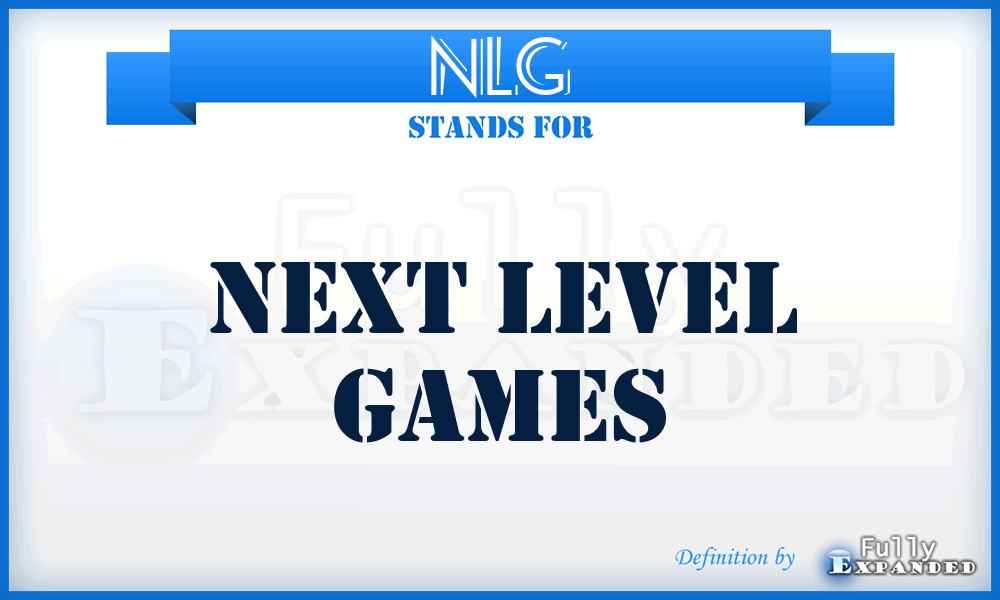 NLG - Next Level Games