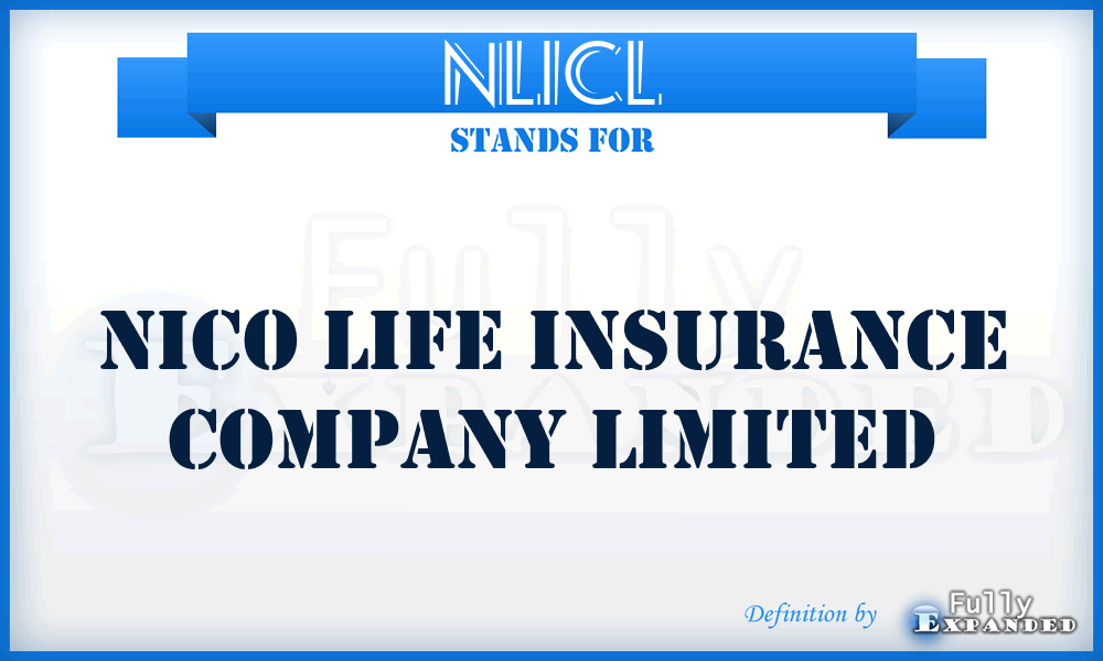 NLICL - Nico Life Insurance Company Limited