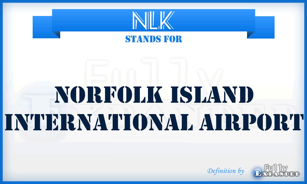 NLK - Norfolk Island International airport