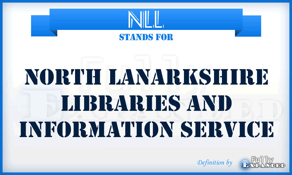 NLL - North Lanarkshire Libraries and Information Service