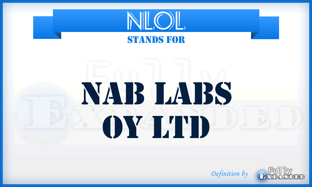 NLOL - Nab Labs Oy Ltd