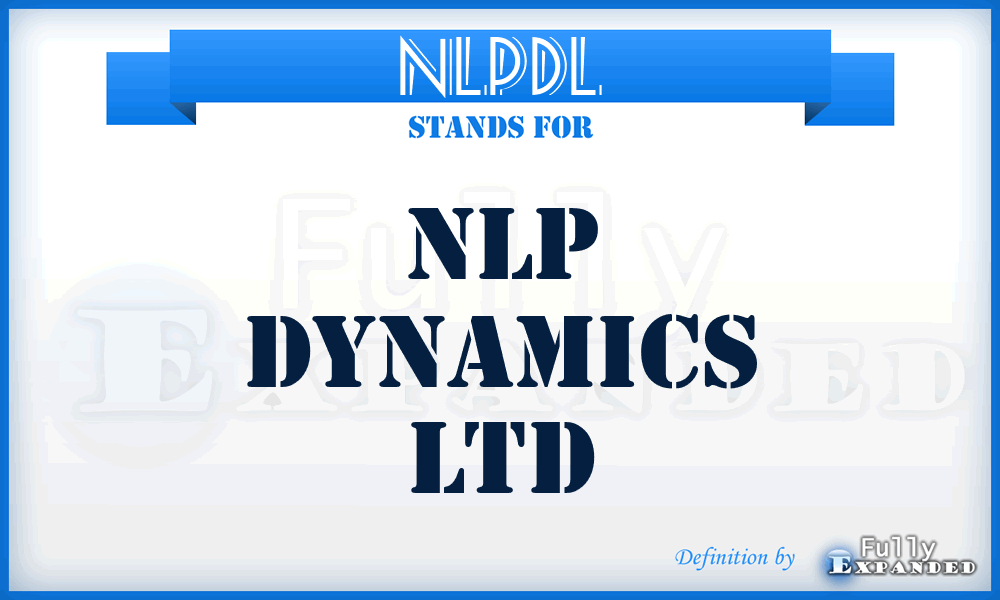 NLPDL - NLP Dynamics Ltd
