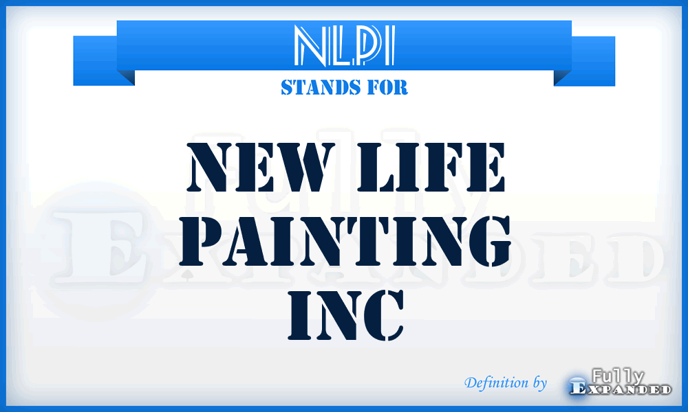 NLPI - New Life Painting Inc