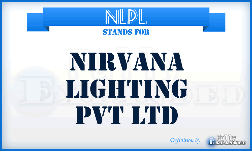 NLPL - Nirvana Lighting Pvt Ltd