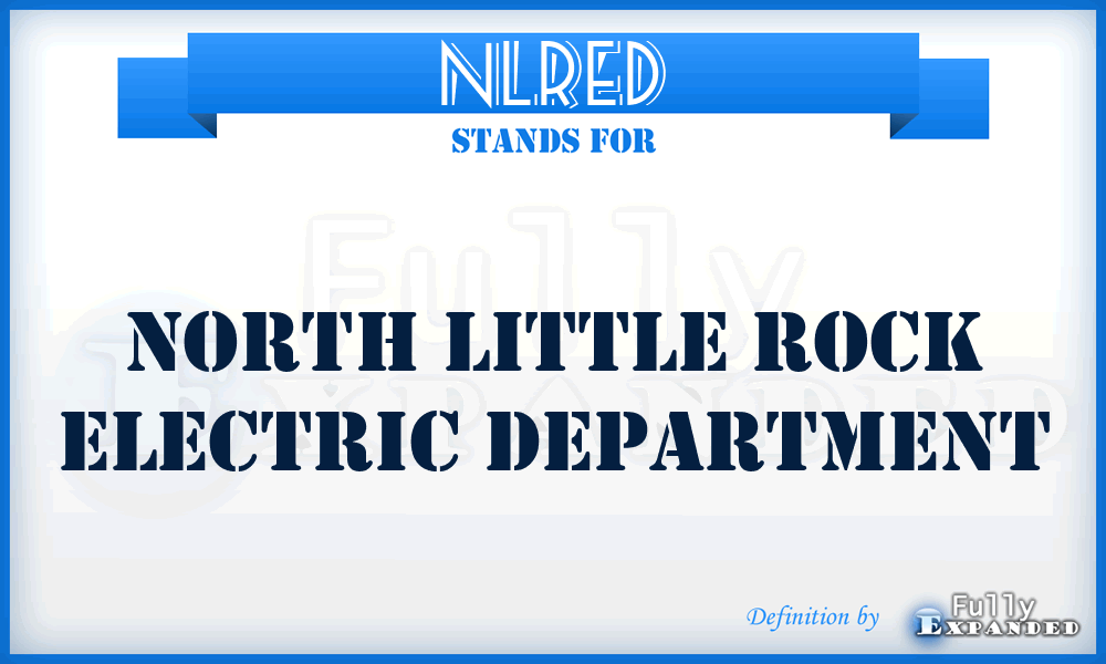 NLRED - North Little Rock Electric Department