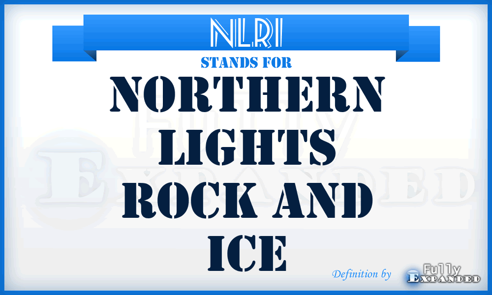 NLRI - Northern Lights Rock and Ice