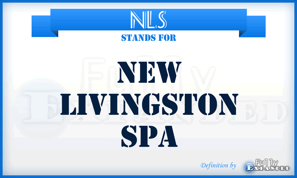 NLS - New Livingston Spa