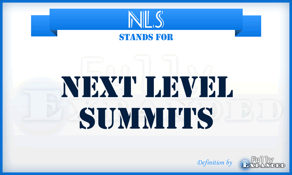 NLS - Next Level Summits