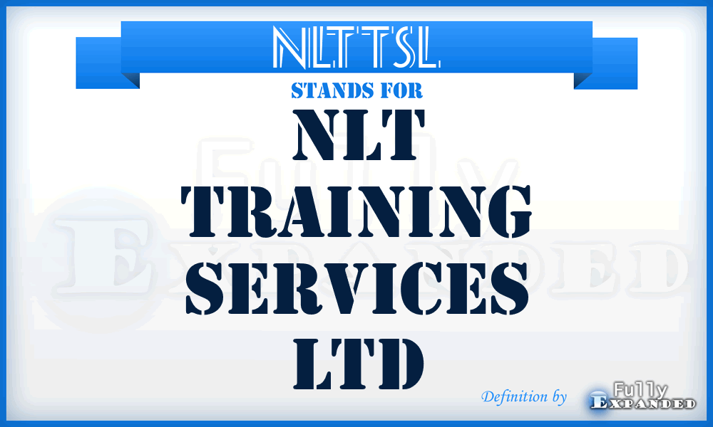 NLTTSL - NLT Training Services Ltd