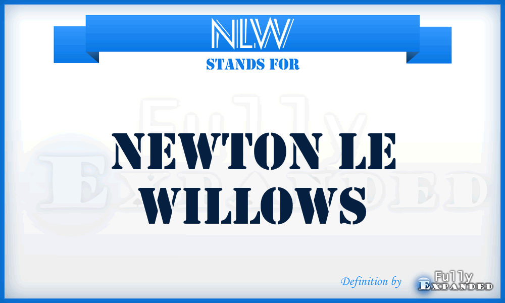 NLW - Newton Le Willows
