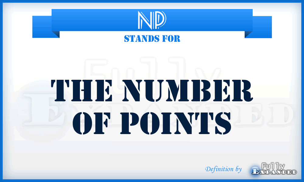 NP - The Number Of Points