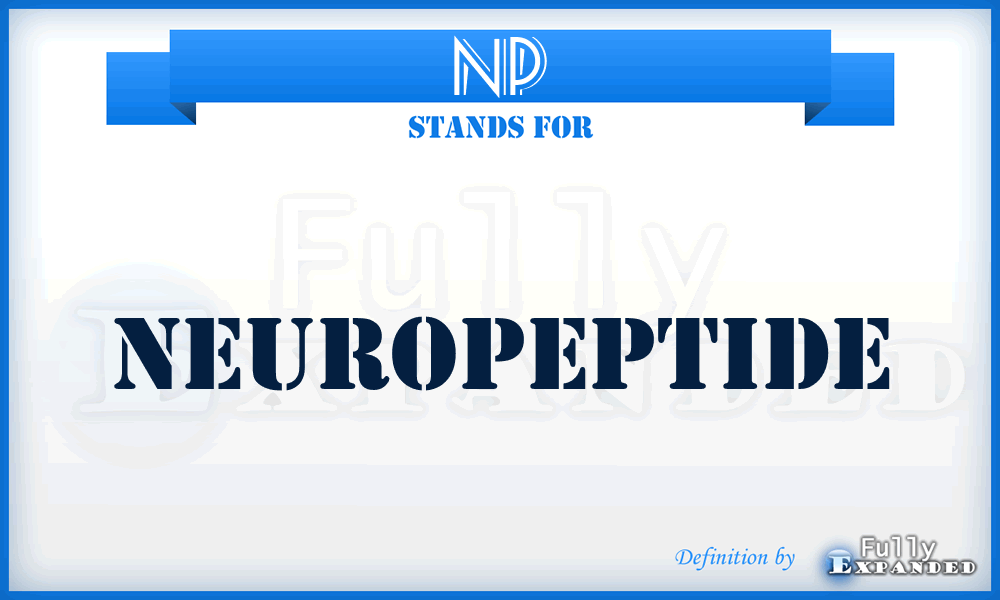 NP - neuropeptide