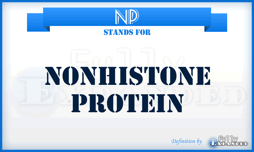 NP - nonhistone protein