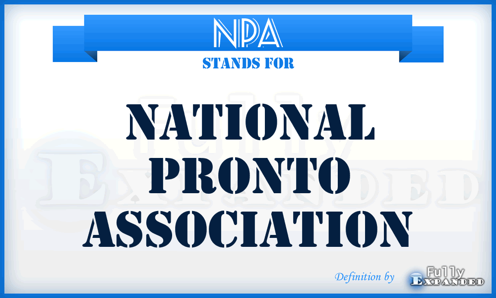 NPA - National Pronto Association