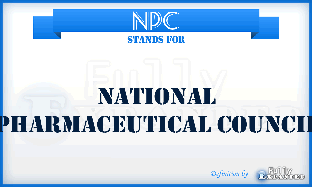 NPC - National Pharmaceutical Council