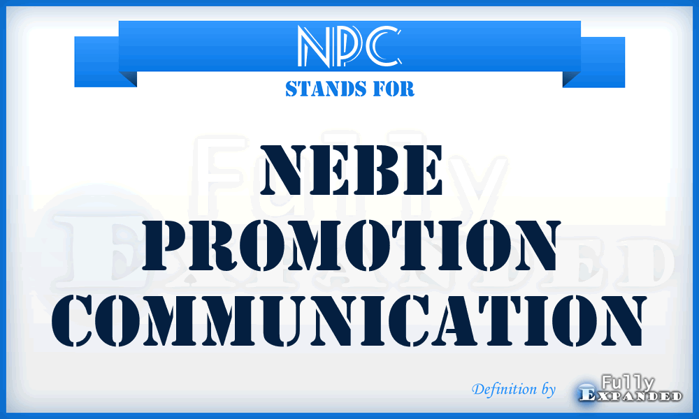 NPC - Nebe Promotion Communication