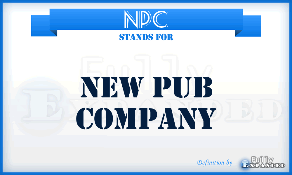 NPC - New Pub Company