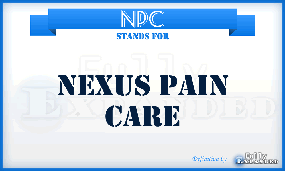 NPC - Nexus Pain Care