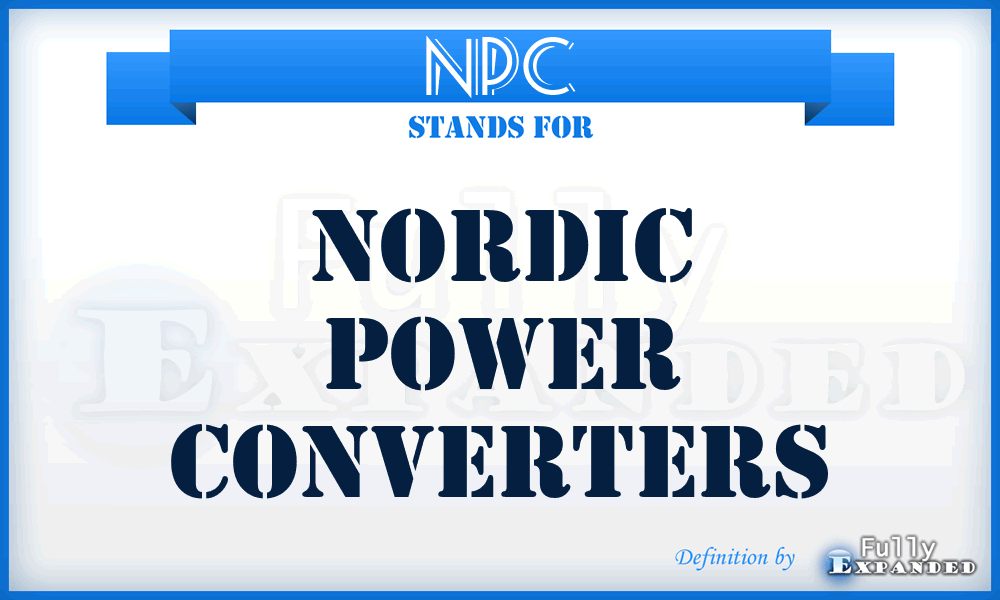 NPC - Nordic Power Converters