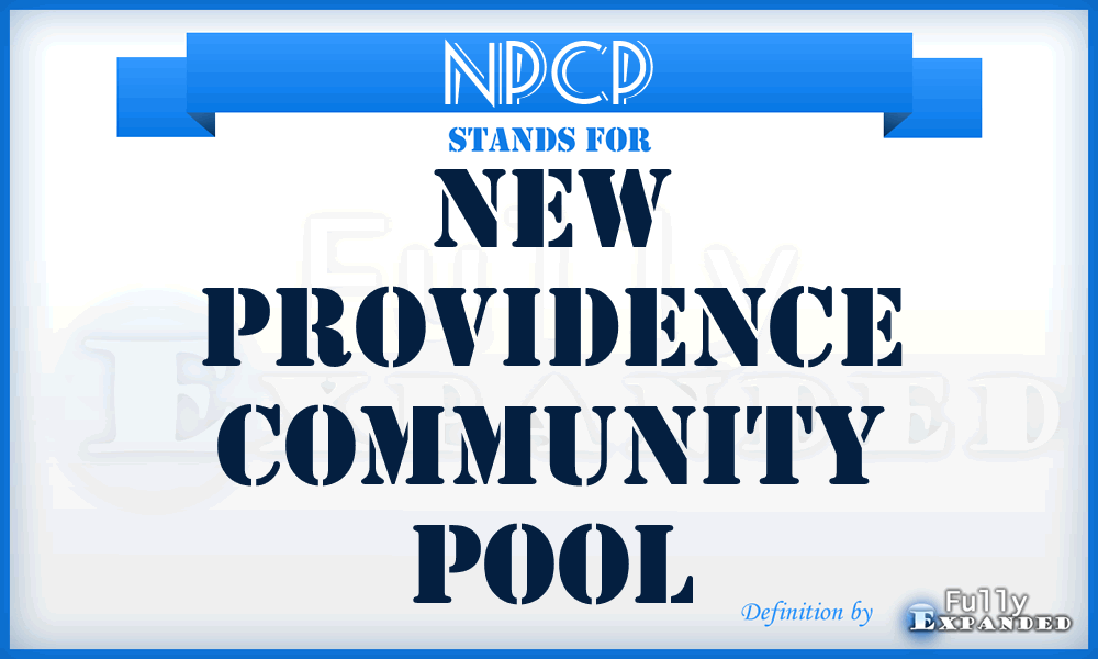 NPCP - New Providence Community Pool