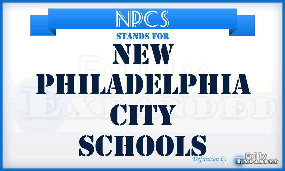 NPCS - New Philadelphia City Schools