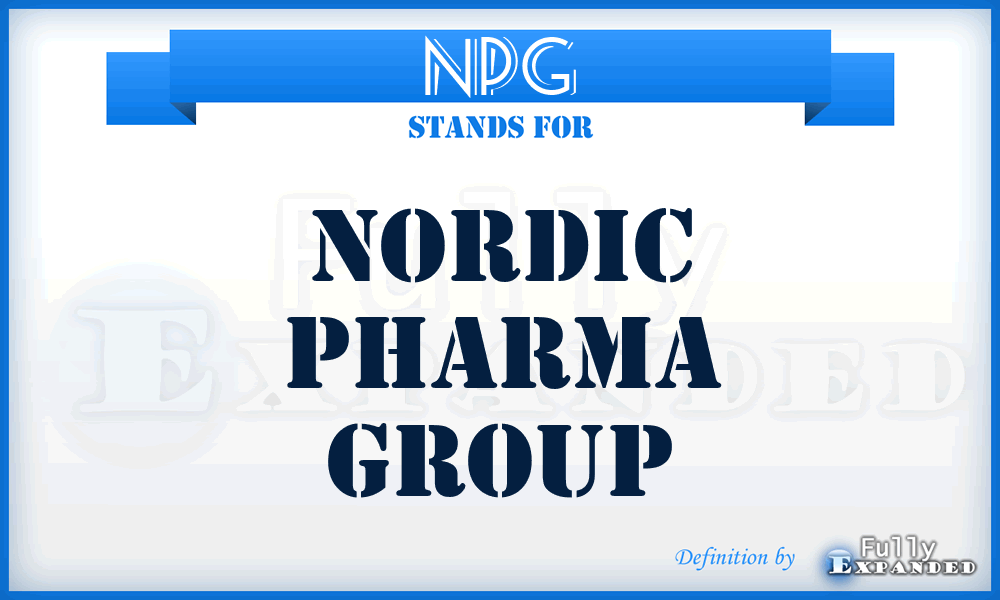 NPG - Nordic Pharma Group