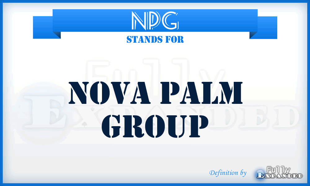 NPG - Nova Palm Group