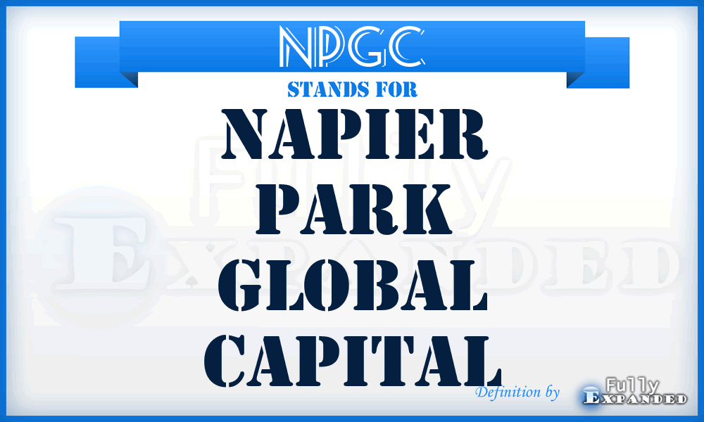 NPGC - Napier Park Global Capital