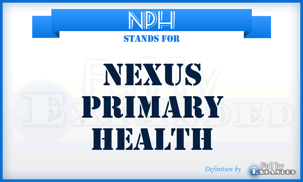 NPH - Nexus Primary Health