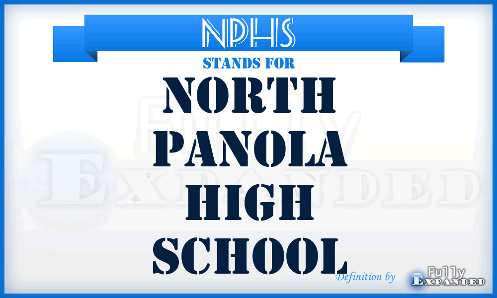 NPHS - North Panola High School