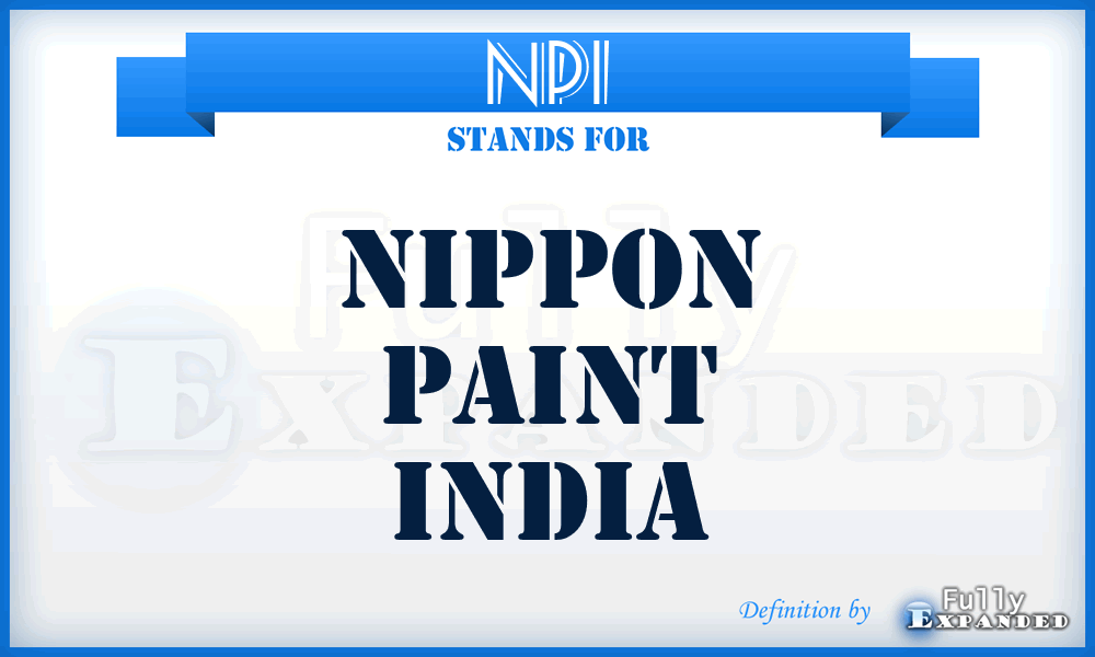 NPI - Nippon Paint India