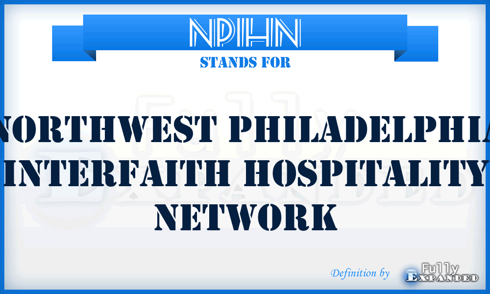 NPIHN - Northwest Philadelphia Interfaith Hospitality Network