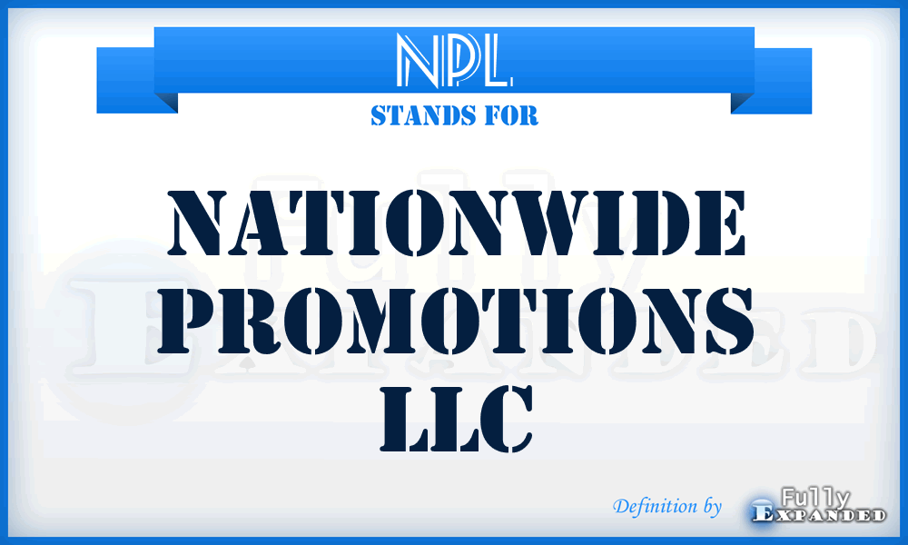 NPL - Nationwide Promotions LLC