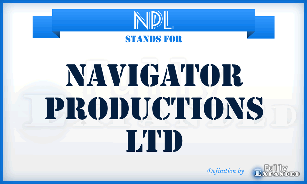 NPL - Navigator Productions Ltd