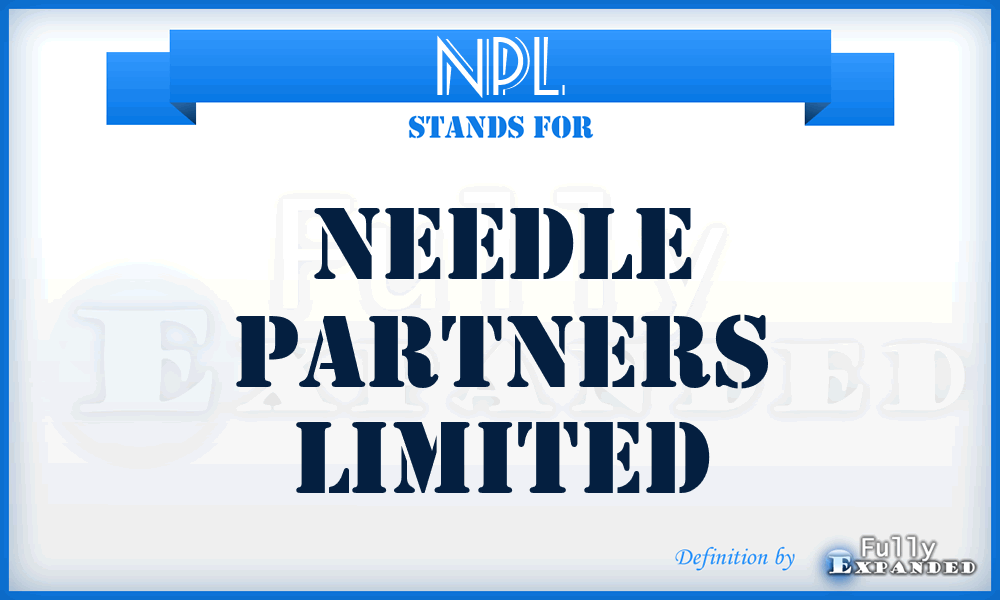 NPL - Needle Partners Limited