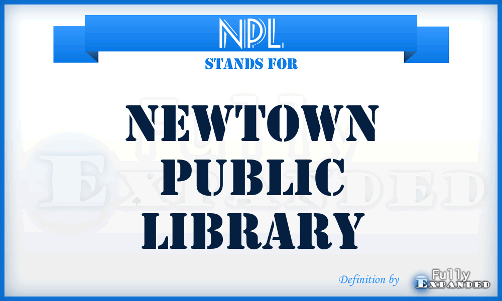 NPL - Newtown Public Library