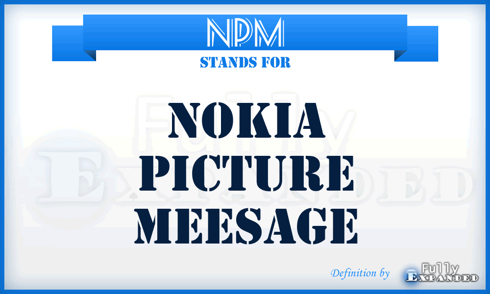 NPM - Nokia Picture Meesage