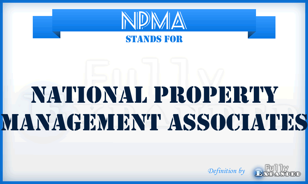NPMA - National Property Management Associates