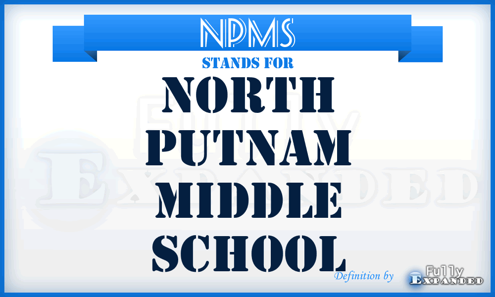 NPMS - North Putnam Middle School