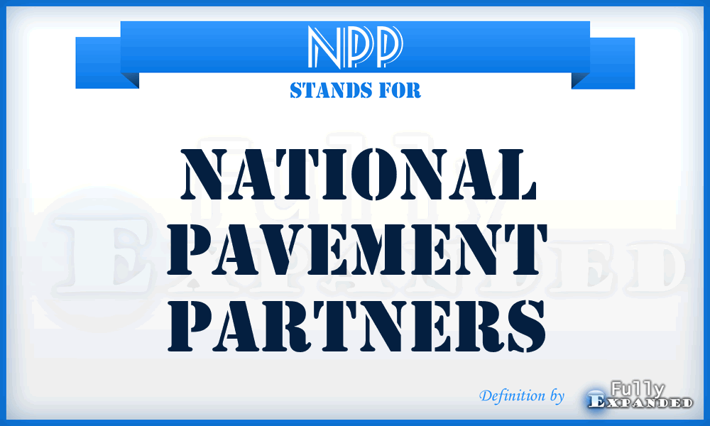 NPP - National Pavement Partners