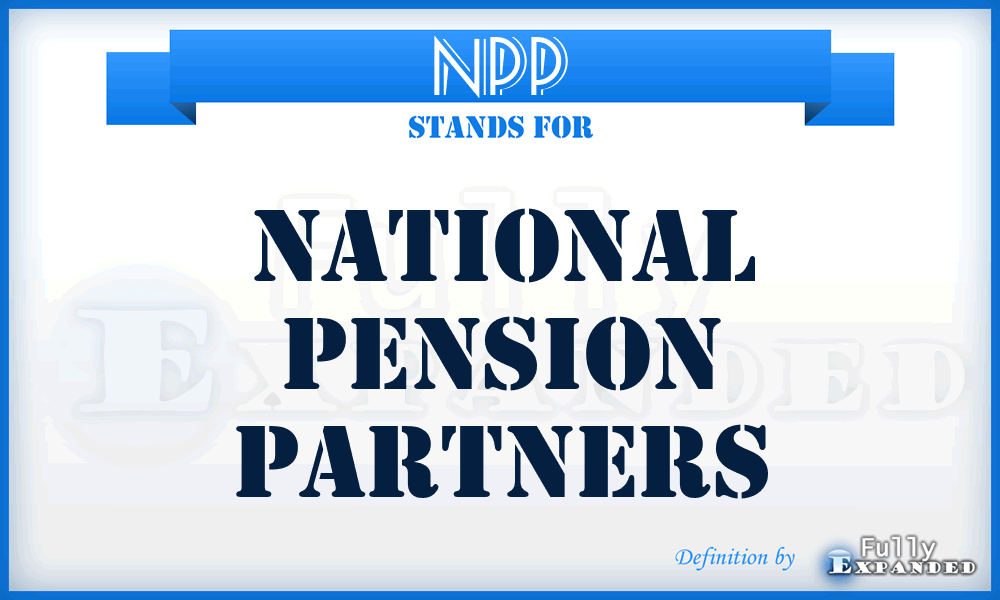 NPP - National Pension Partners