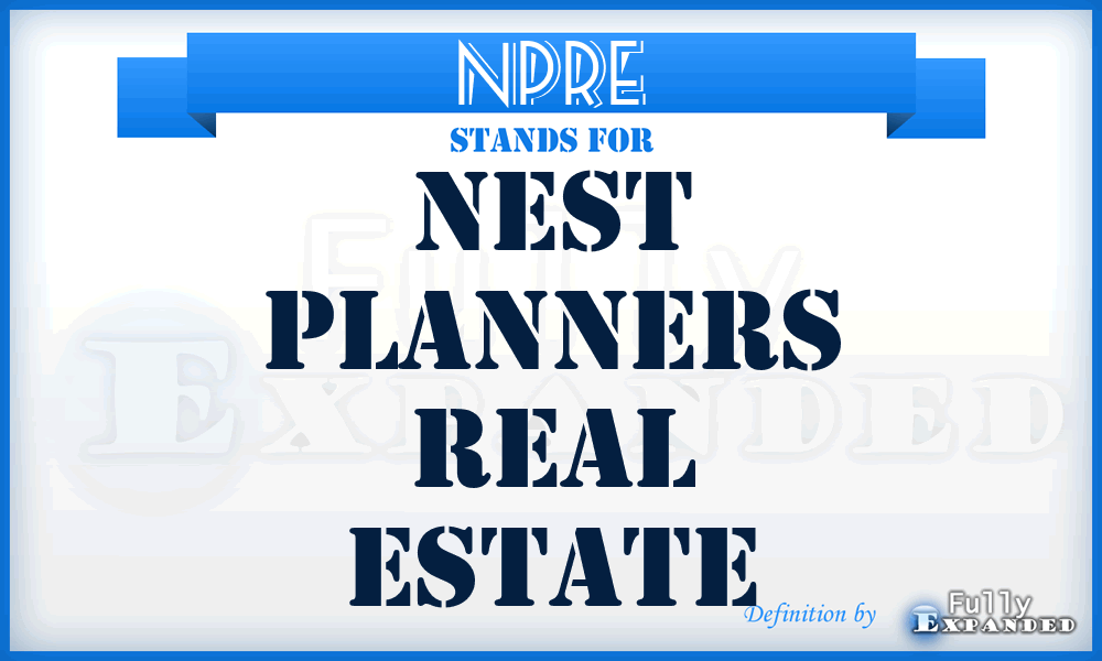 NPRE - Nest Planners Real Estate