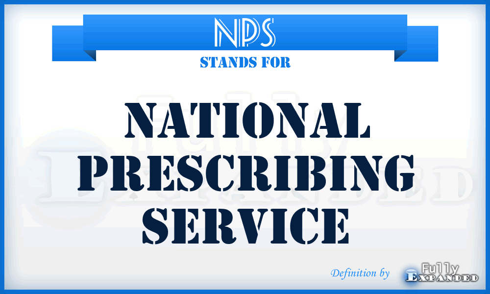 NPS - National Prescribing Service