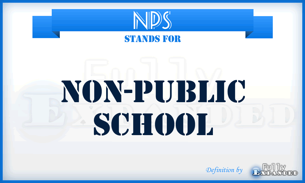 NPS - Non-Public School