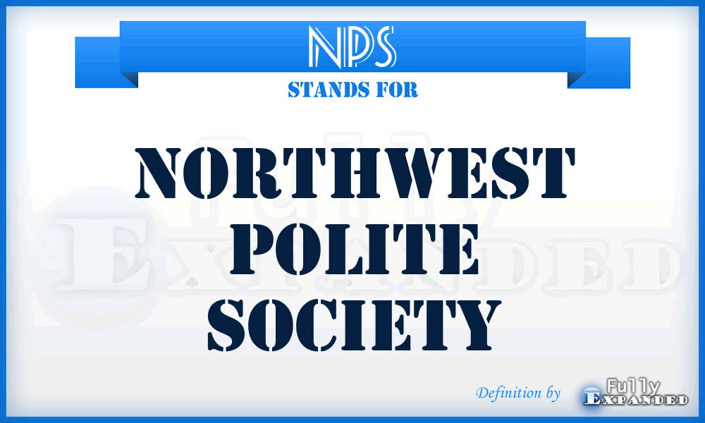 NPS - Northwest Polite Society