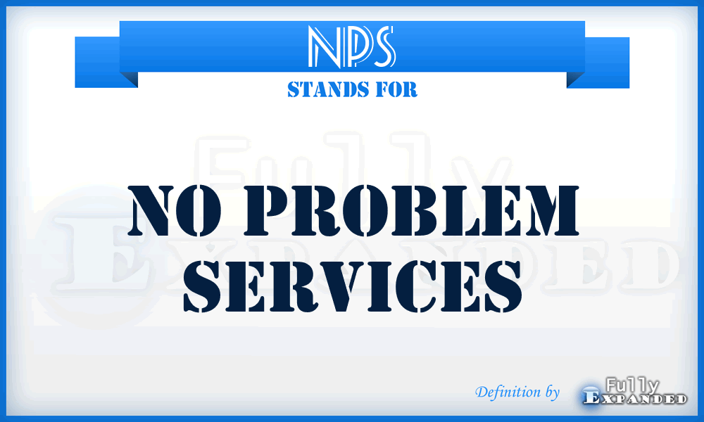 NPS - No Problem Services