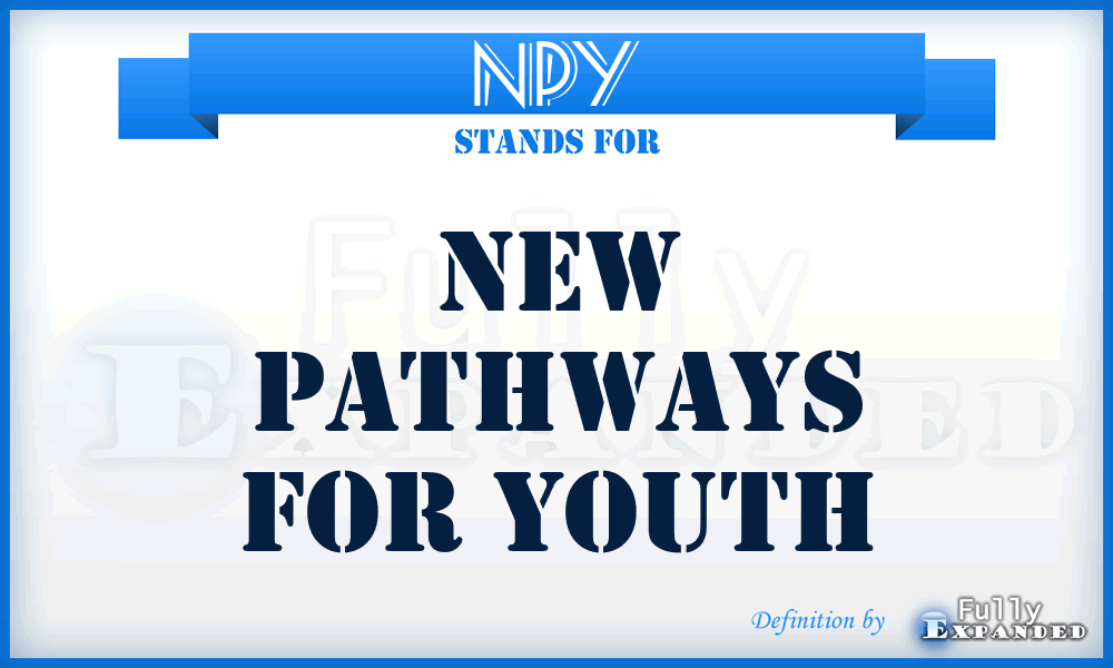 NPY - New Pathways for Youth