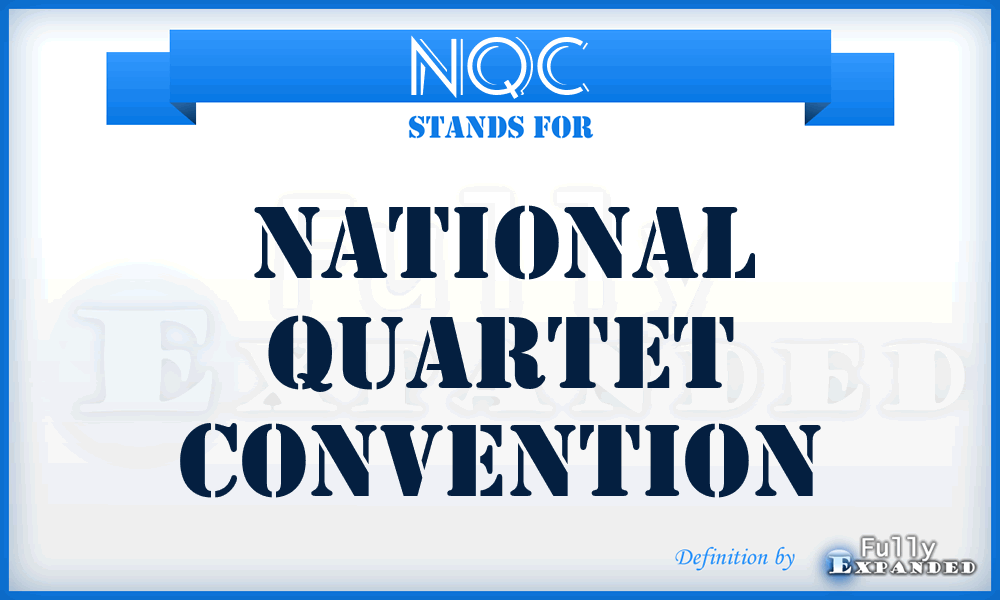 NQC - National Quartet Convention