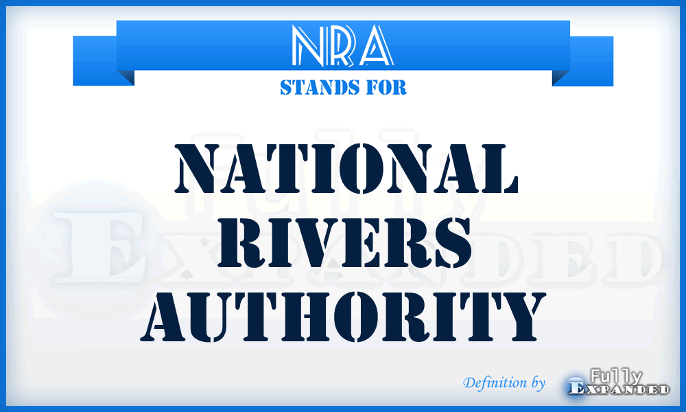 NRA - National Rivers Authority